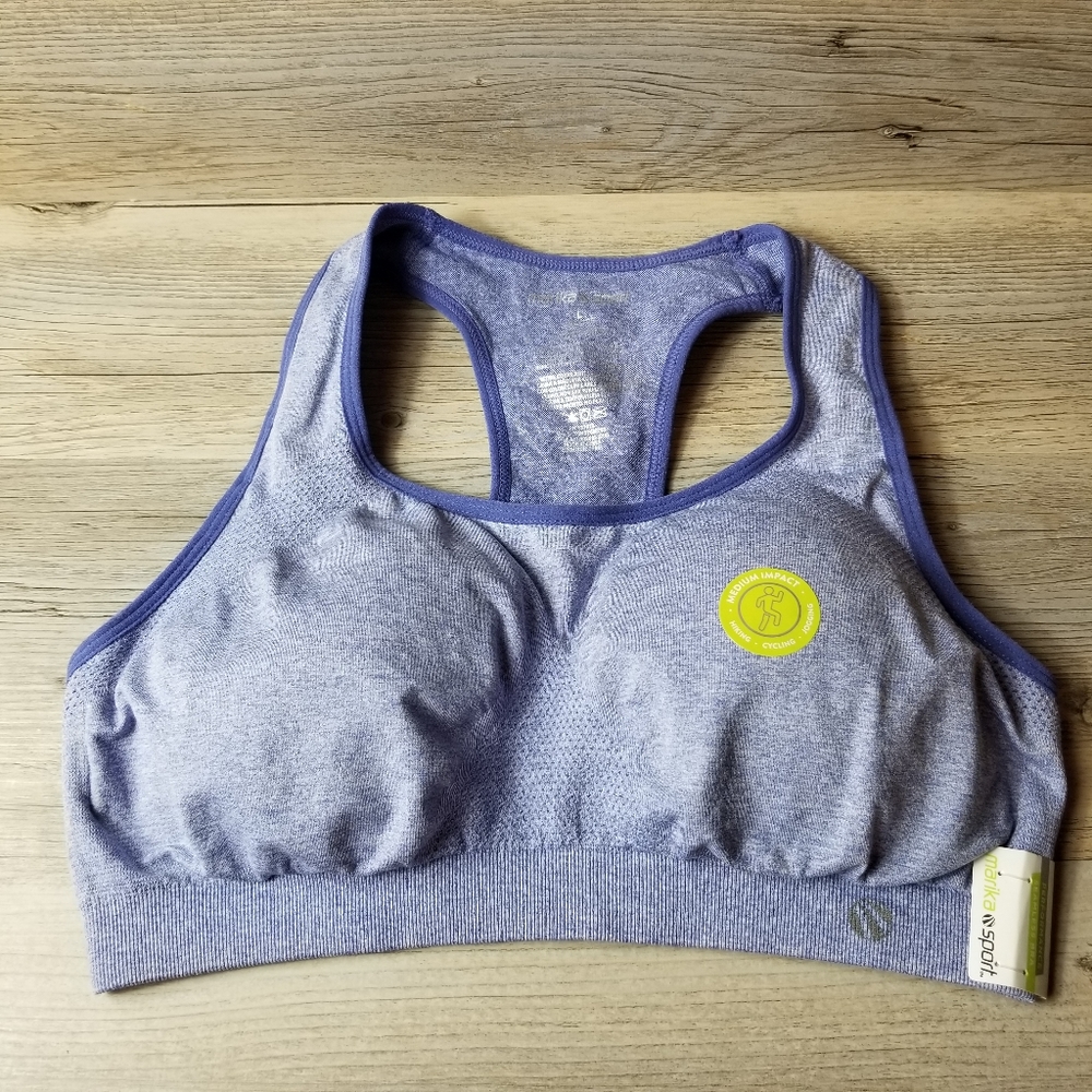 Marika Sport Performance Seamless Dry-Wik Sports Bra NWT
